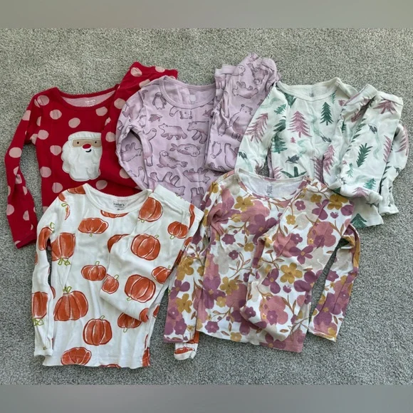 Toddler Girl 5t Long Sleeve Pajama Sets - Picture 1 of 1